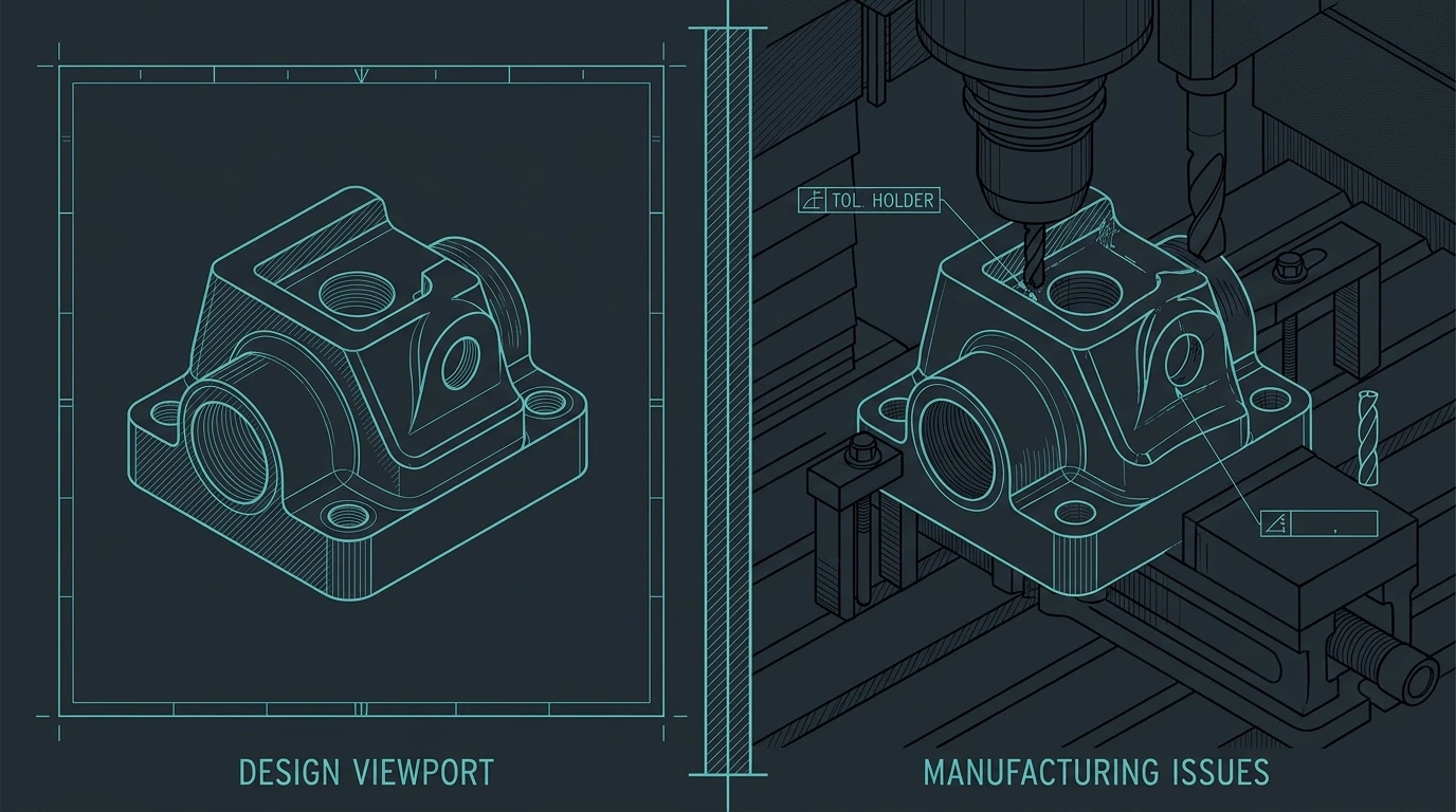 Failure modes that pass a viewer and fail CAM or assembly
